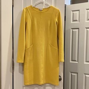 Boden Ellen Ottoman Dress Yellow Passion Fruit size 2R
